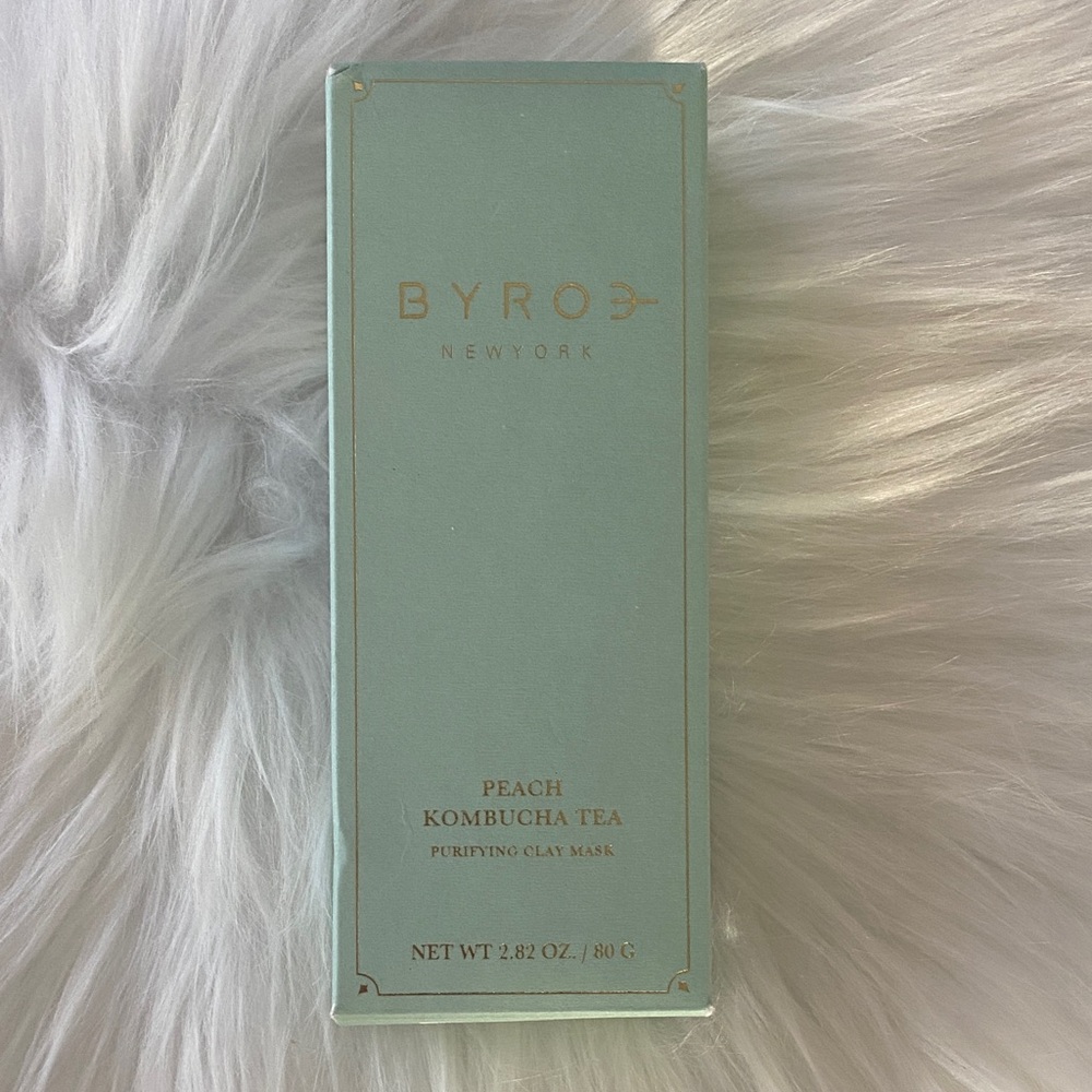 BYROE Peach Kombucha Tea Purifying Clay Mask - new in box sealed